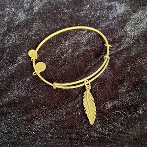 Alex and Ani brass bracelet